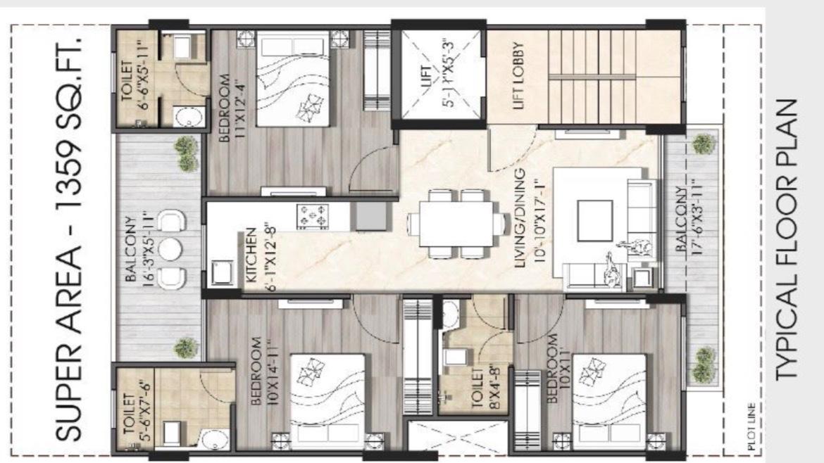 Apartment in Sector 106