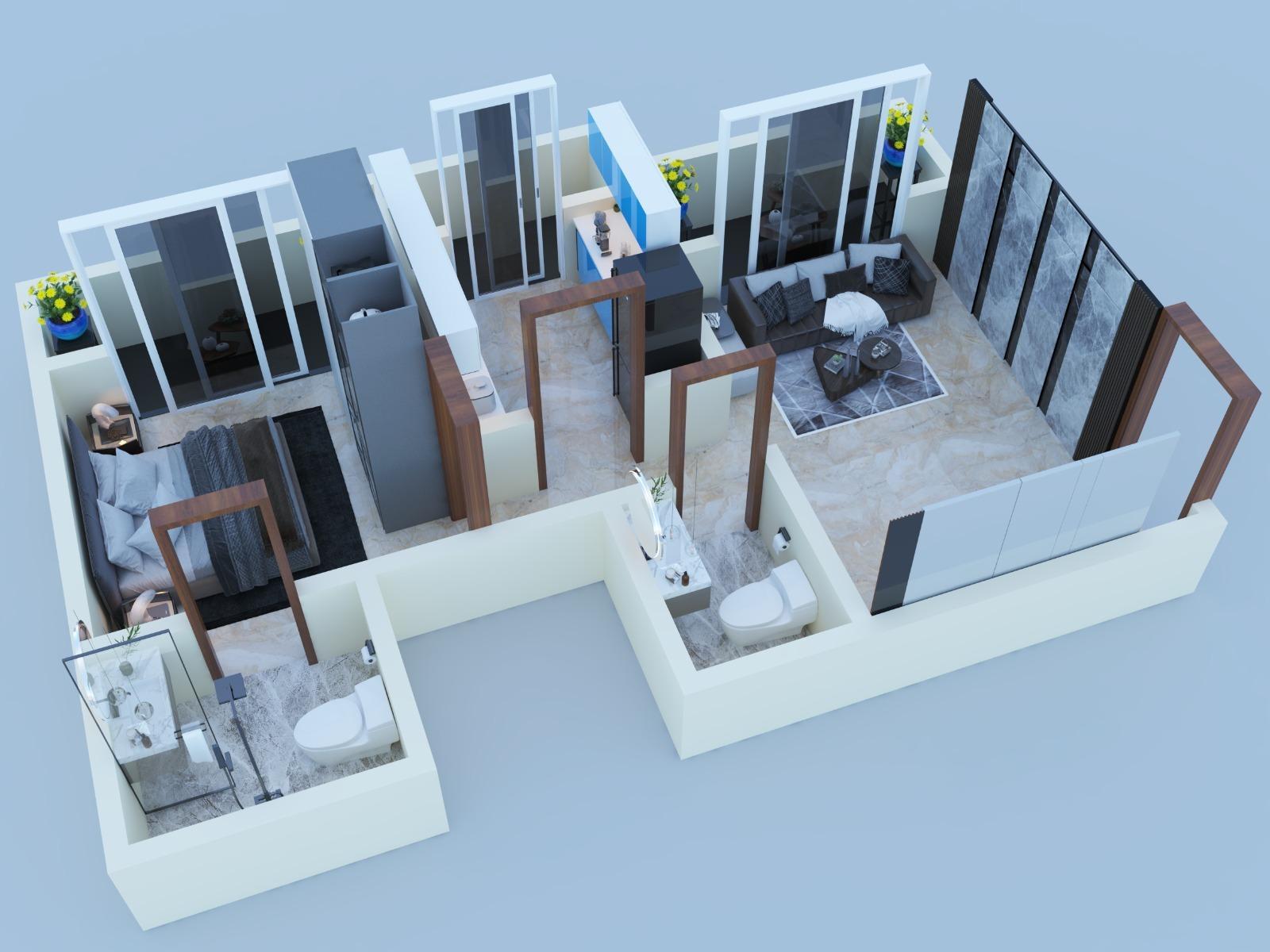 Apartment in Solitaire Homes Asangaon Railway Station Mumbai — photo 2