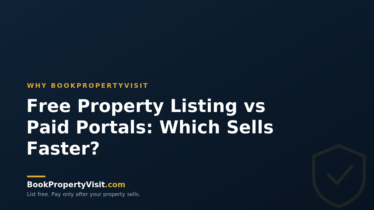 Free Property Listing vs Paid Portals: Which Sells Faster?