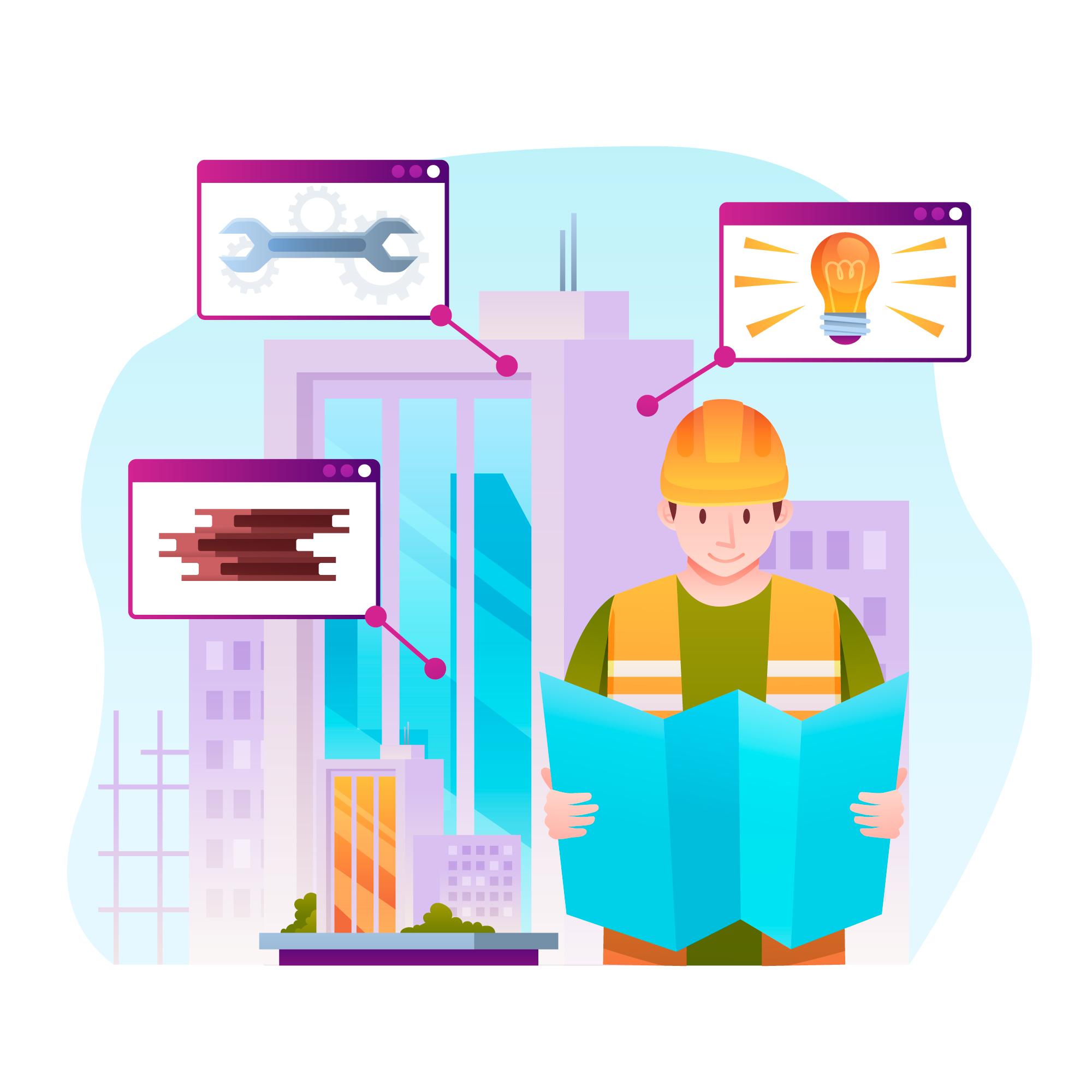 Site Management Illustration